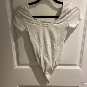 White Short Sleeve Bodysuit
